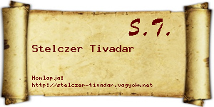 Stelczer Tivadar névjegykártya